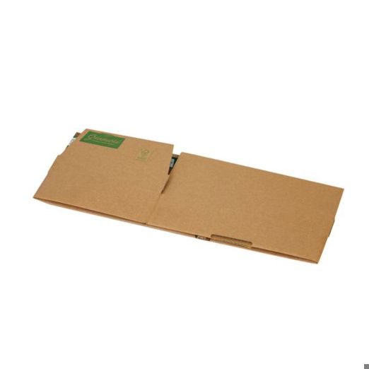 Versandkartons Grünmarie- | 235 x 165 x 60 mm | ideal für Päckchen Grösse S | Automatikboden | bis 20 kg | 100 % recycelbar | FSC--Wellpappe | braun | 20 Stück